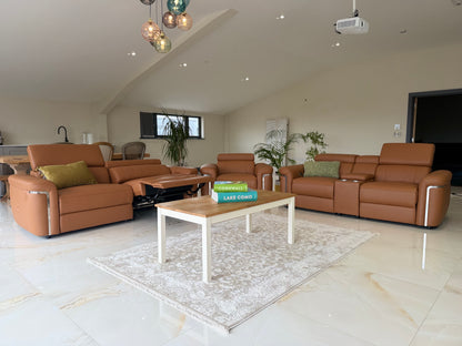 Somerville Electric Recliner 3+2 Seater Sofa - Tan