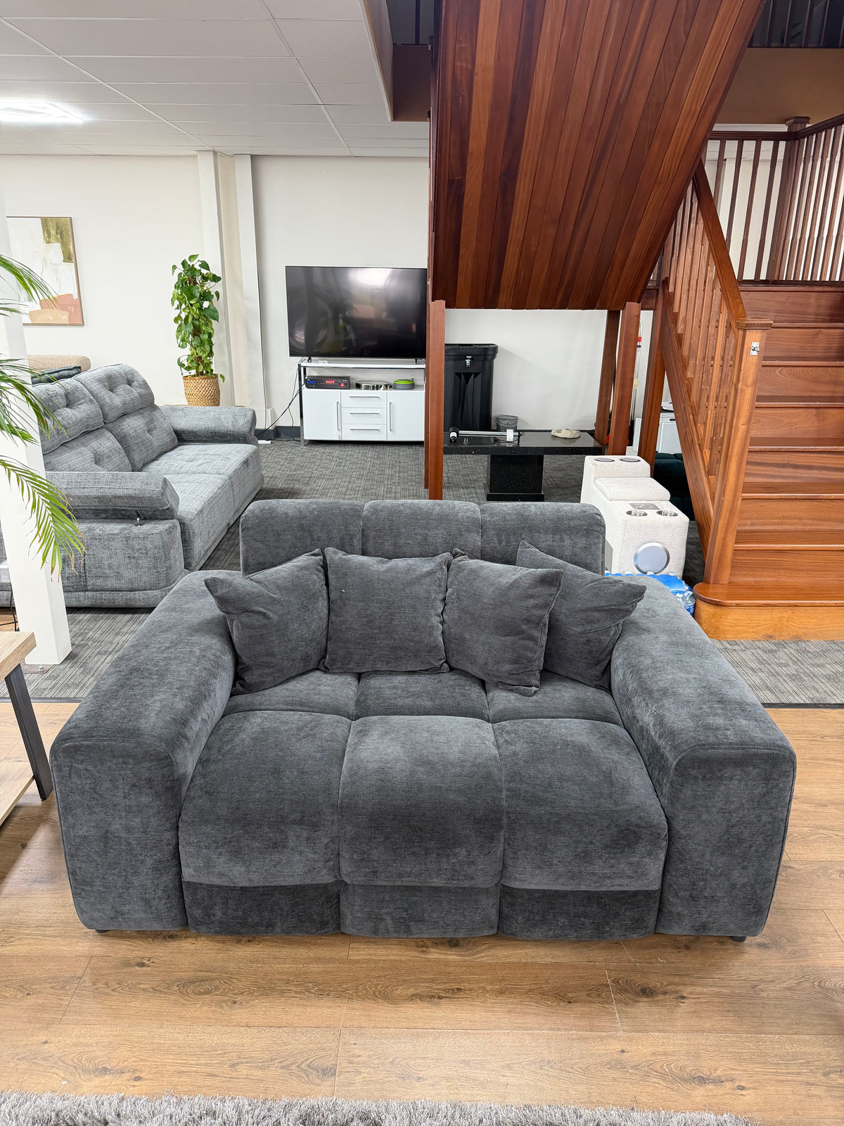 Jacob 2 Seater Sofa - Charcoal