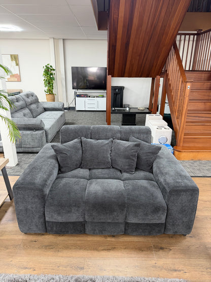 Jacob 2 Seater Sofa - Charcoal