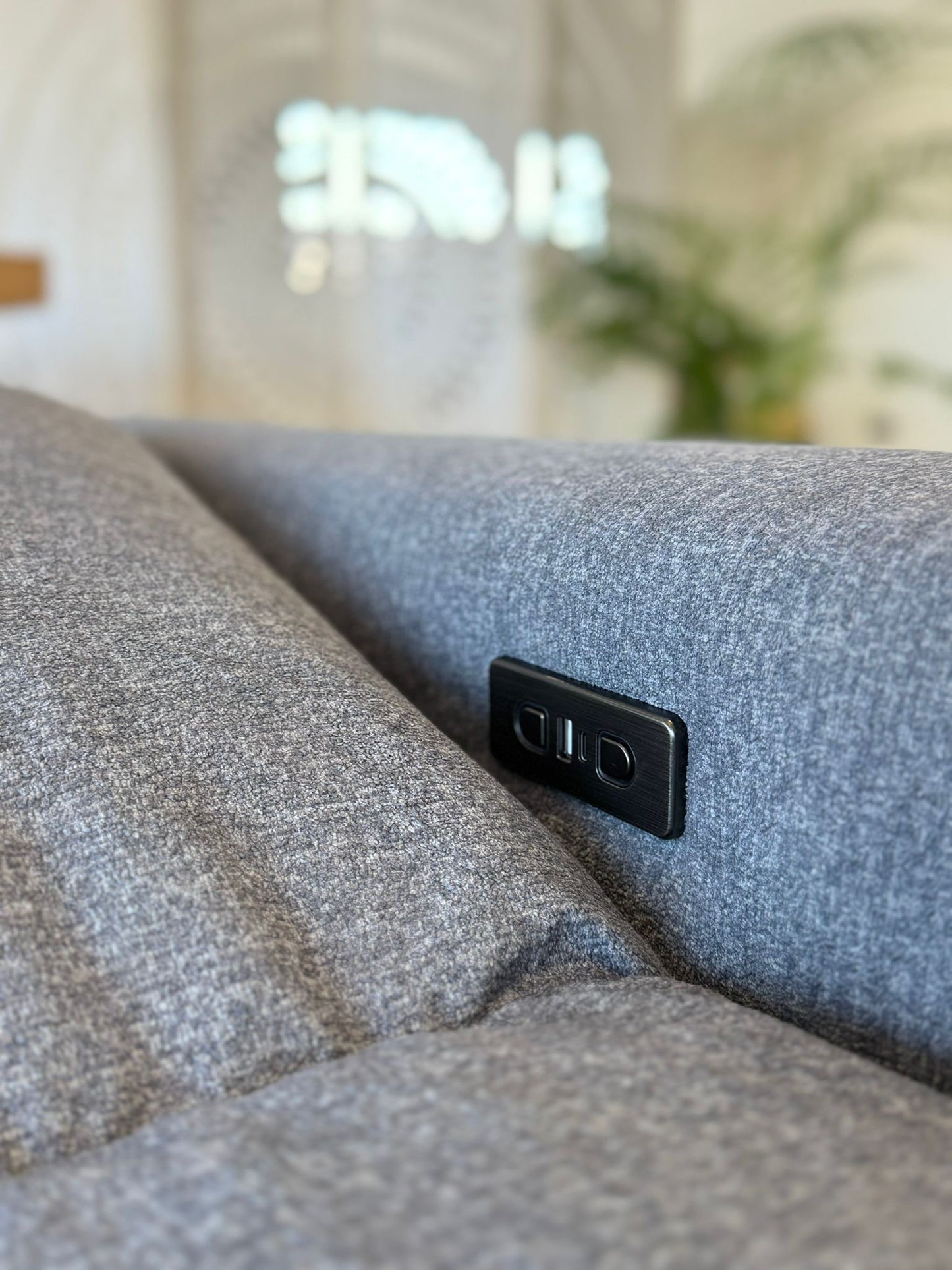 Florence Cloud Electric Seat Extension Sofa Bed - Grey