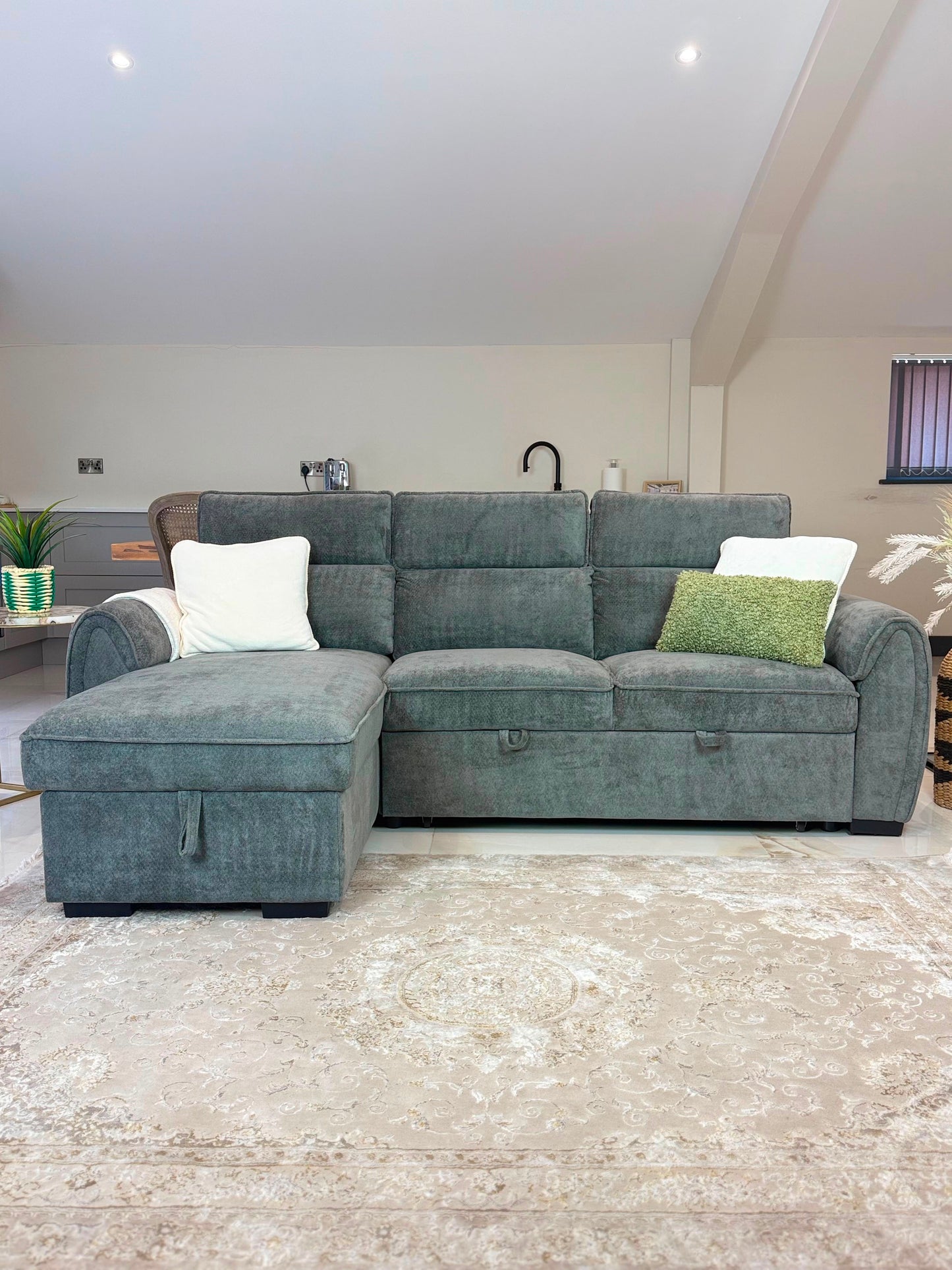 Montrose Universal Storage Sofa Bed - Dark Grey