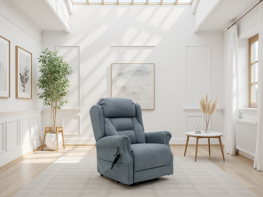 Fairmont Rise and Recline Chair Grey