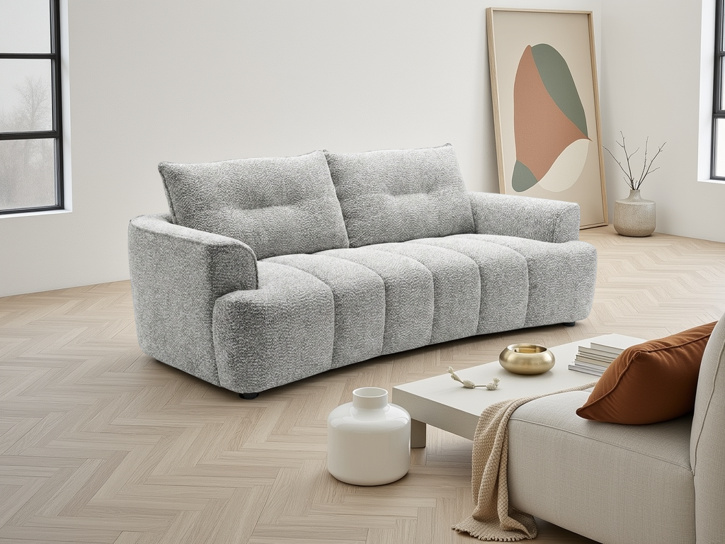 Cordova Grey 3 Seater Sofa Set