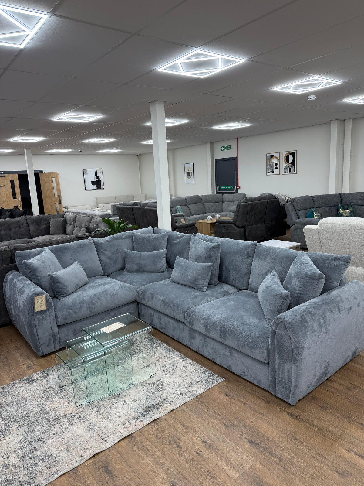 Mirabel Sofa Left Hand Facing Corner Grey