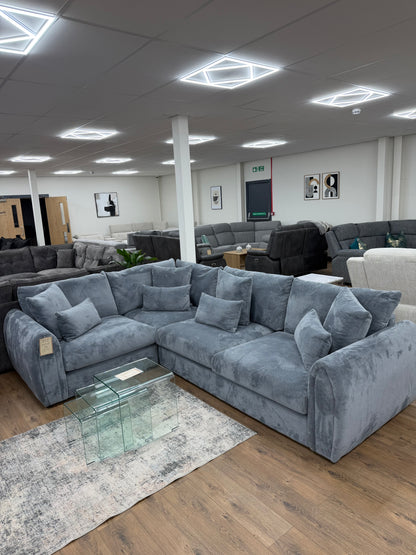 Mirabel Sofa Left Hand Facing Corner Grey