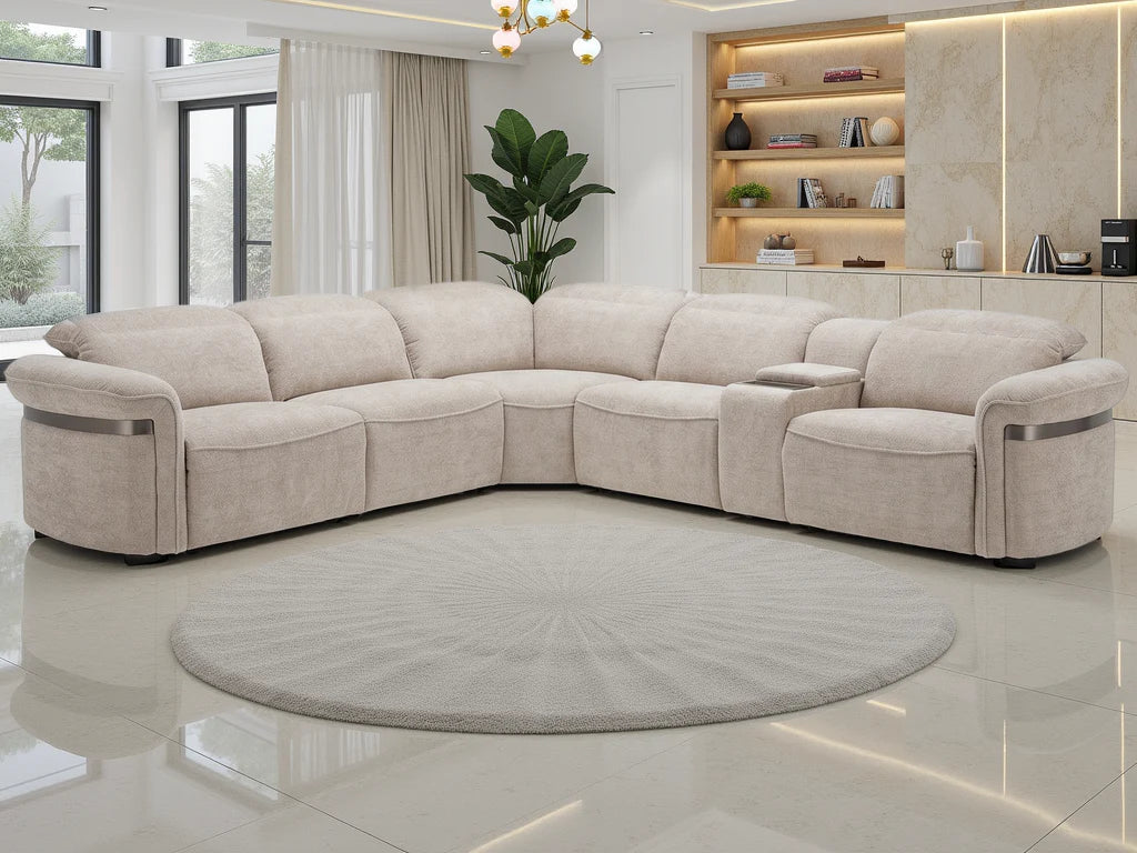 Bicester LED Modular Power Recliner Corner Sofa - Limited Edition