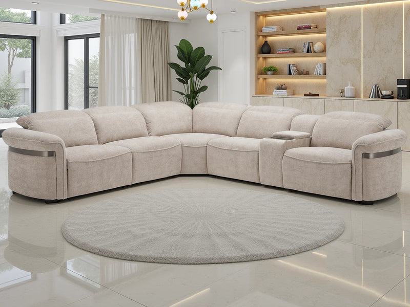 Bicester LED Modular Power Recliner Corner Sofa - Limited Edition