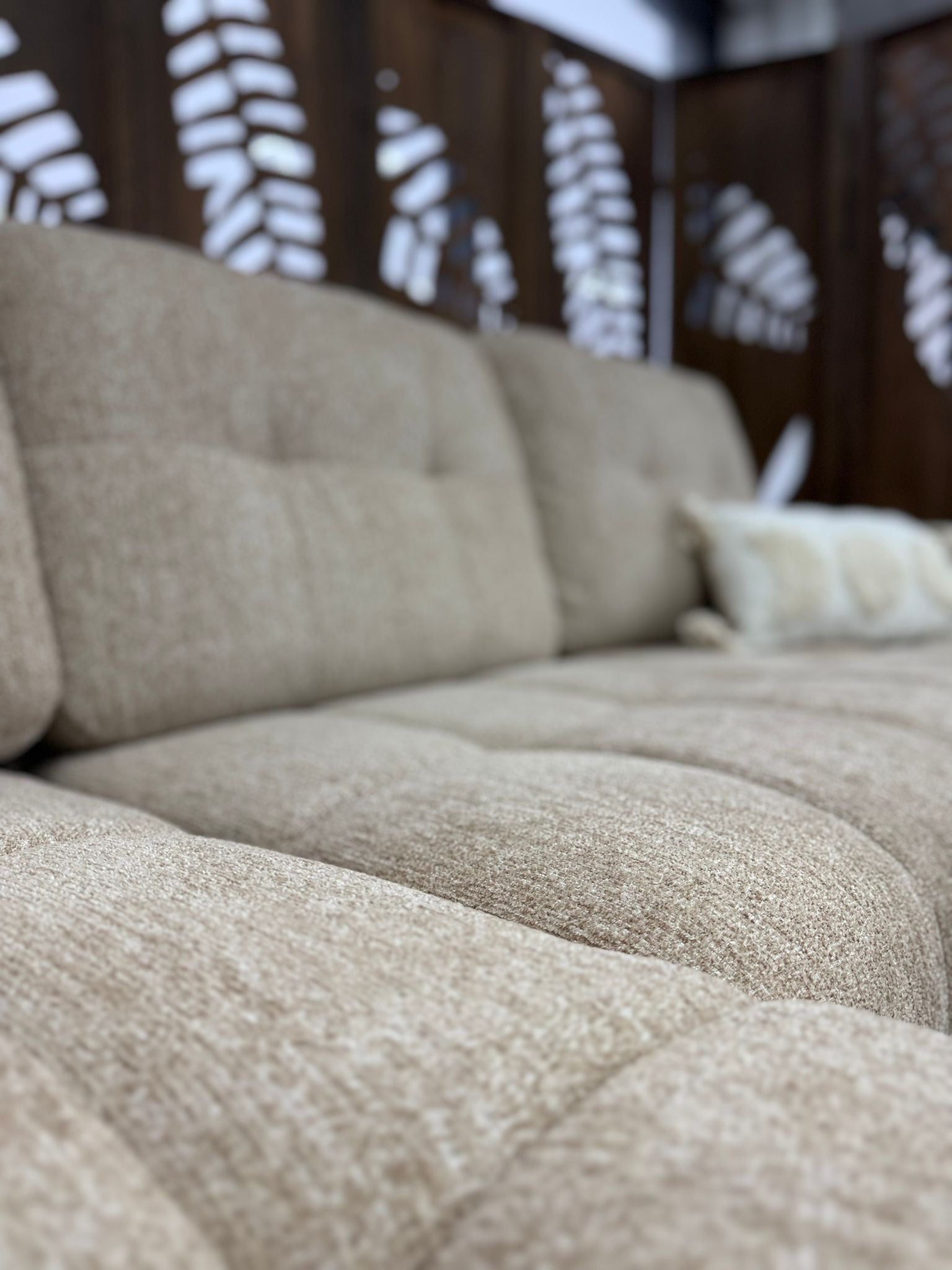 Palermo Universal Corner Sofabed With Storage - Beige