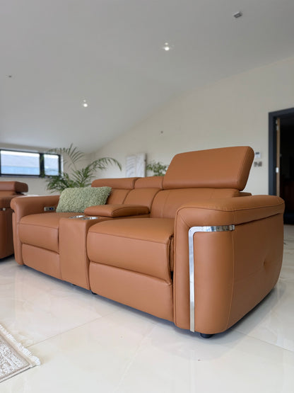 Somerville Electric Recliner 3+2 Seater Sofa - Tan