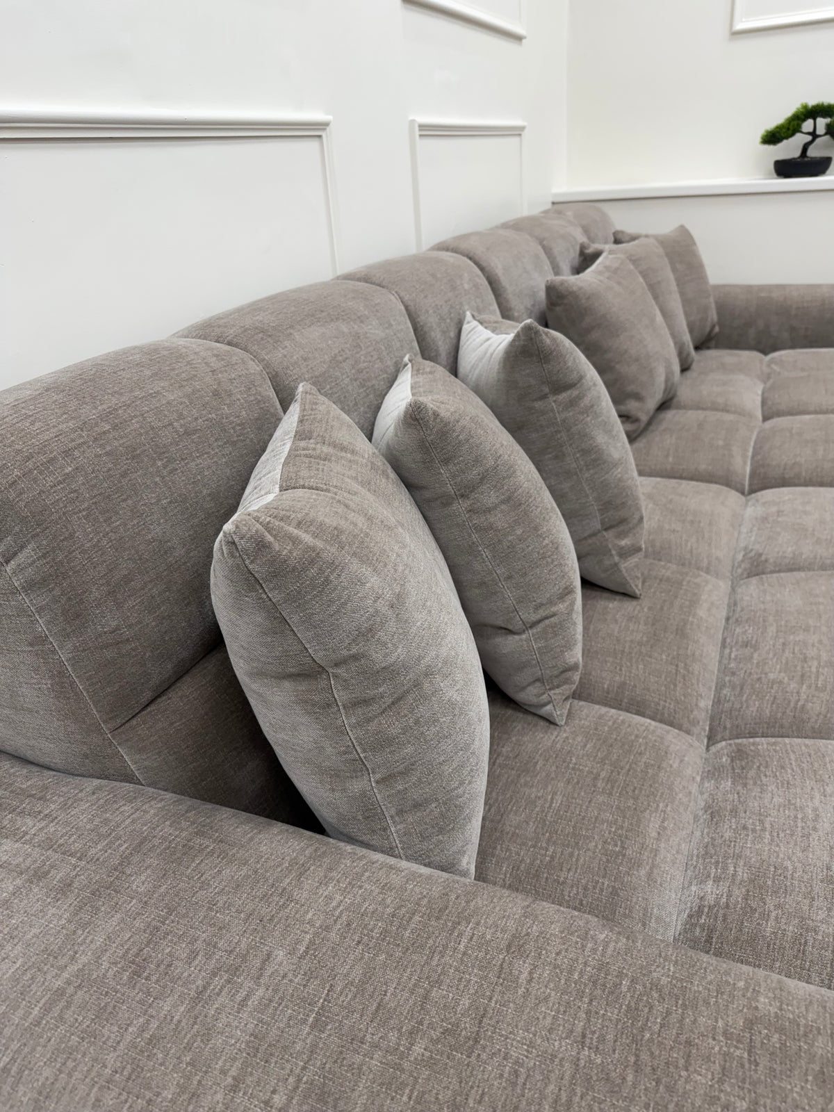 Jacob Sofa Latte Right Hand Facing Corner