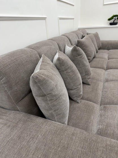 Jacob Sofa Latte Right Hand Facing Corner