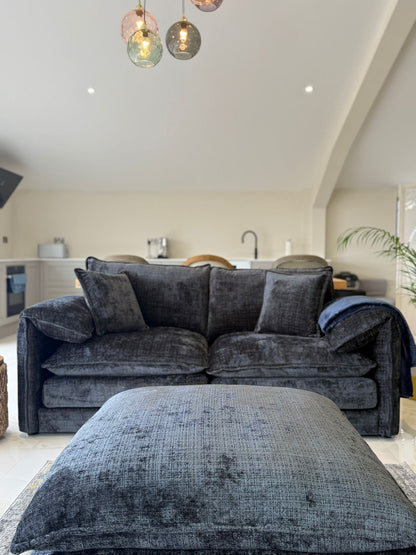 Solaya 3+2 Seater Sofa - Black