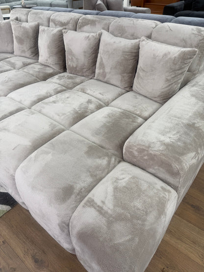 Jacob Sofa Plush Mocha Right Hand Facing Corner