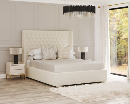 Chesterfield Winged Headboard Bed Frame