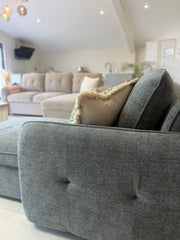 Moscow Universal Corner Sofabed With Storage - Grey