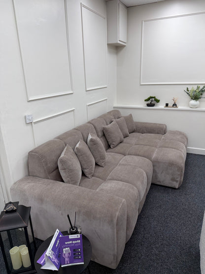 Jacob Sofa Latte Right Hand Facing Corner