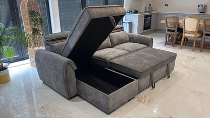 Montrose Universal Storage Sofa Bed - Dark Grey