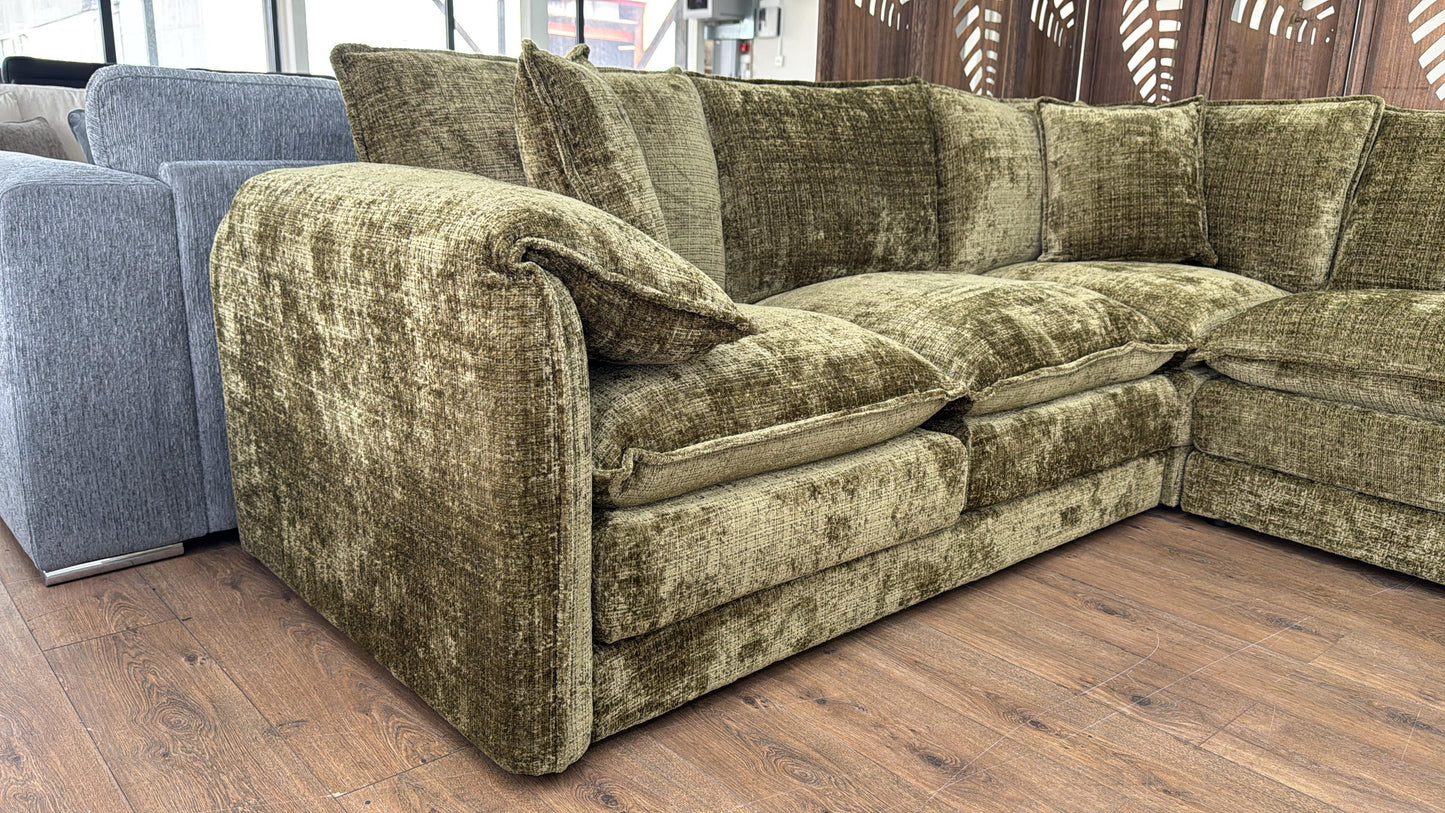 Solaya Corner Sofa - Green