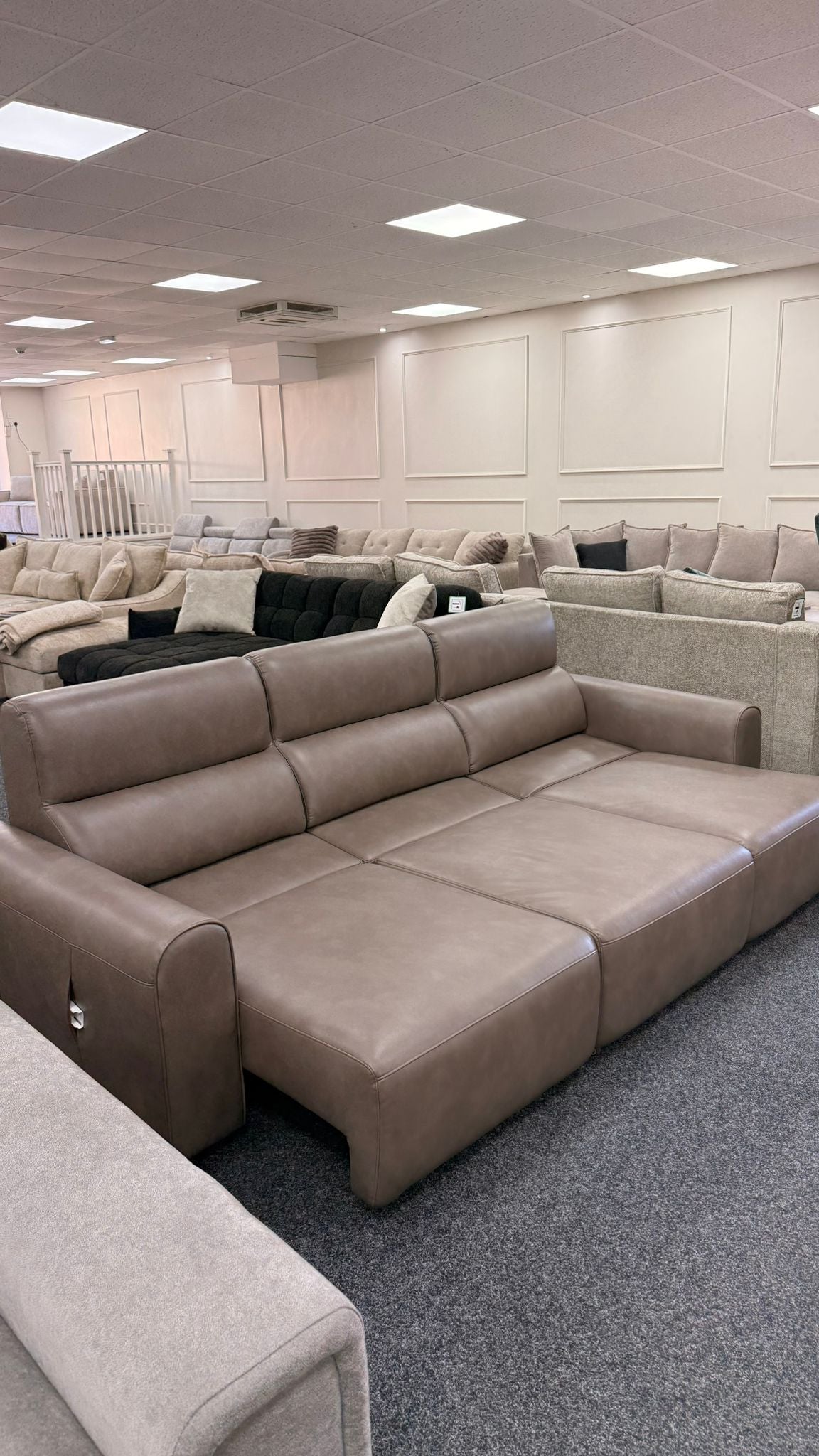 Conway Leather Electric Sofa Bed
