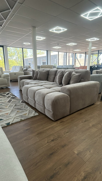 Jacob Sofa Mocha Left Hand Facing Corner