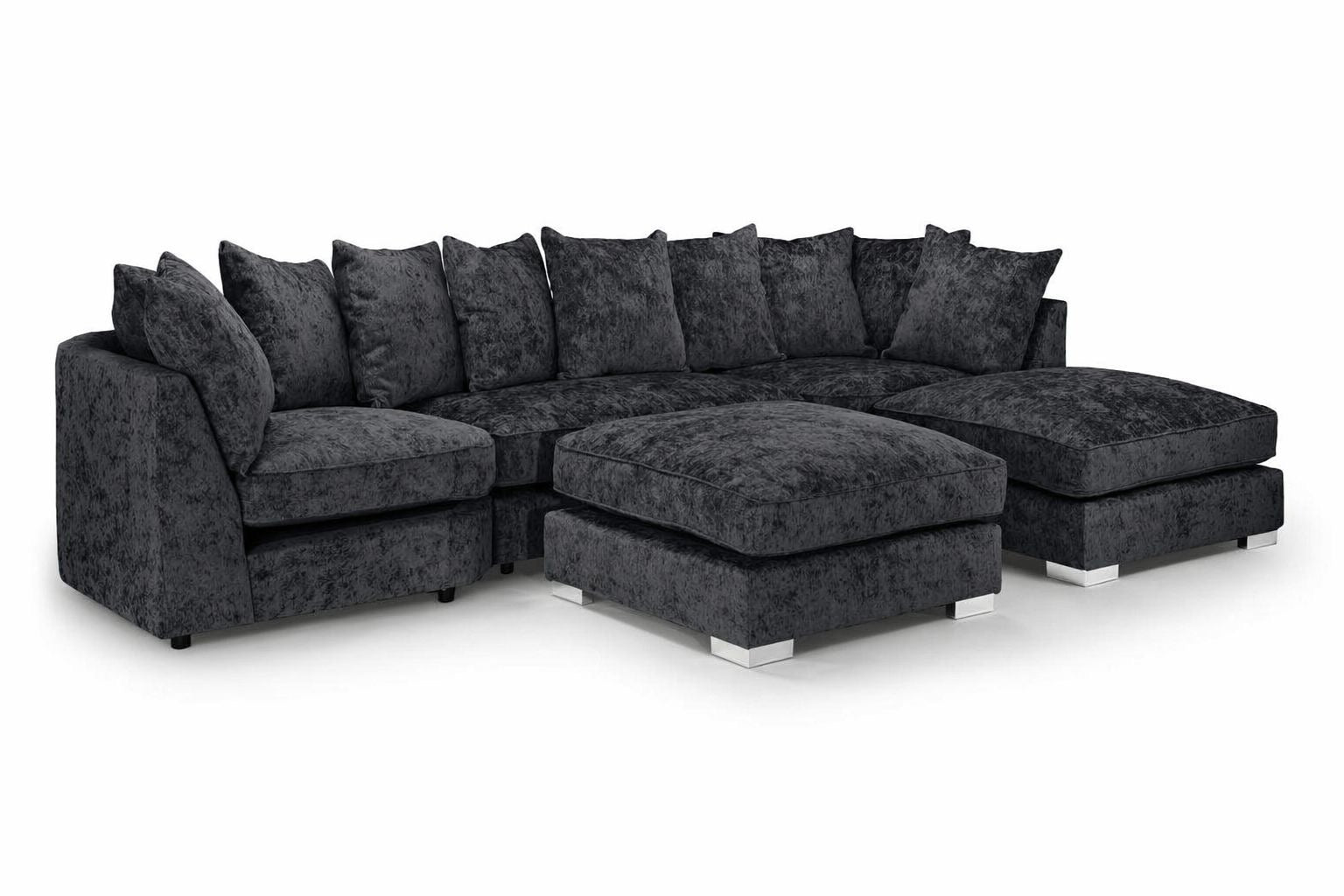 Bishop Alaska Coal U Shape Sofa