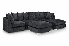 Bishop Alaska Coal U Shape Sofa