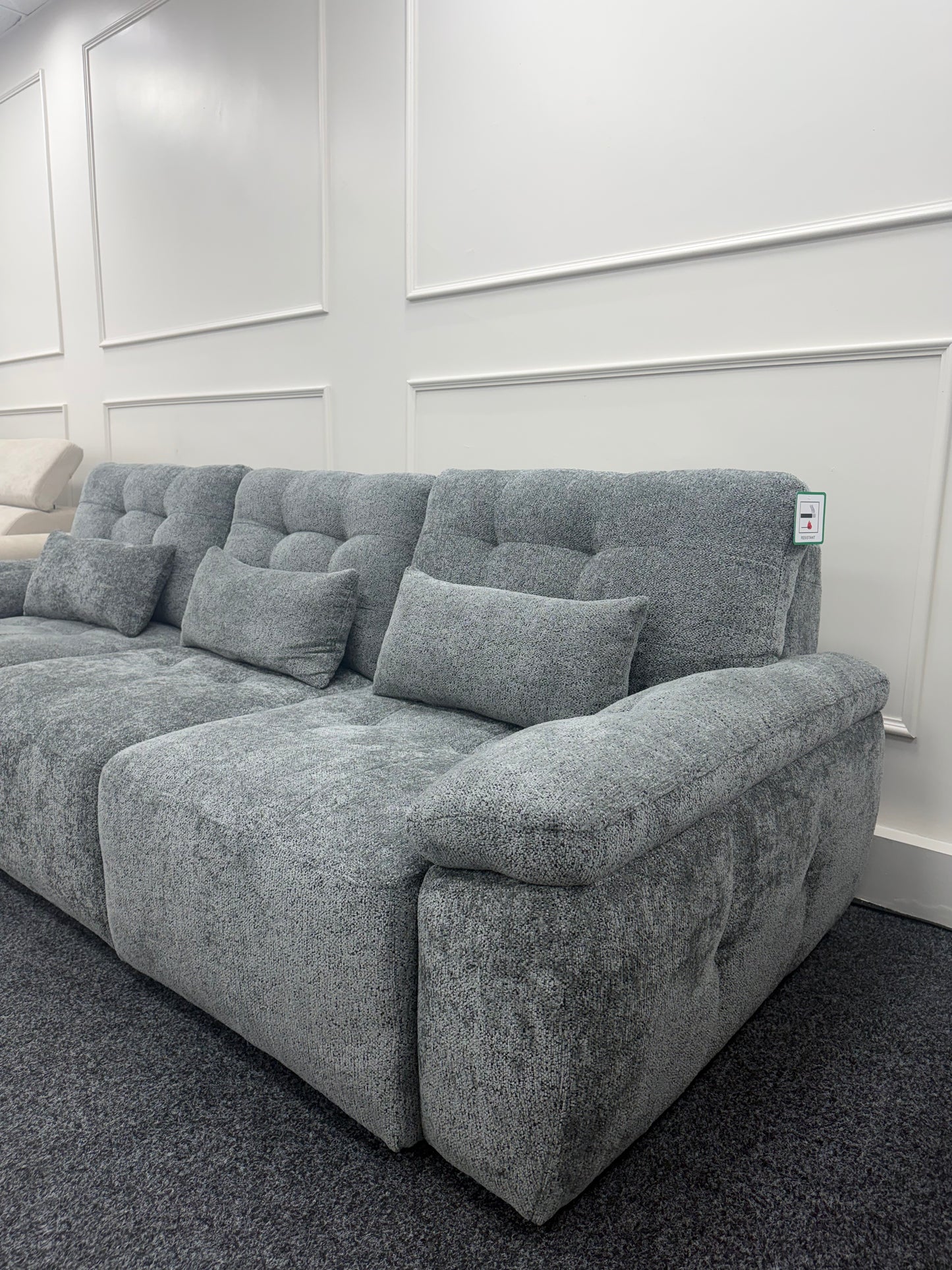 Dallas Electric Sofabed Grey 3 Seater