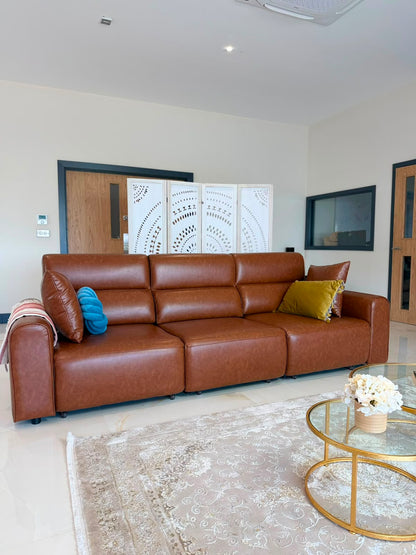 Conway Leather Electric Sofa Bed