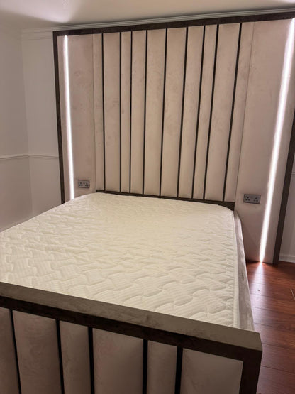 Conrad LED Dimmable Light Bed Frame | Sockets Optional