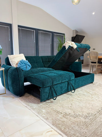 Florida Universal Storage Sofa Bed - Teal