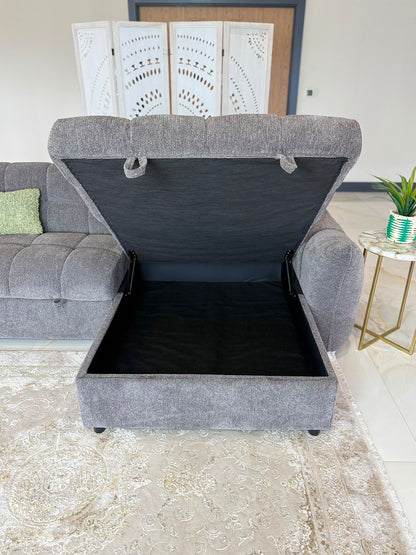 Florida Universal Storage Sofa Bed - Grey