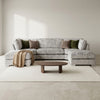 Bishop Fullback Alaska Truffle U Shape Sofa