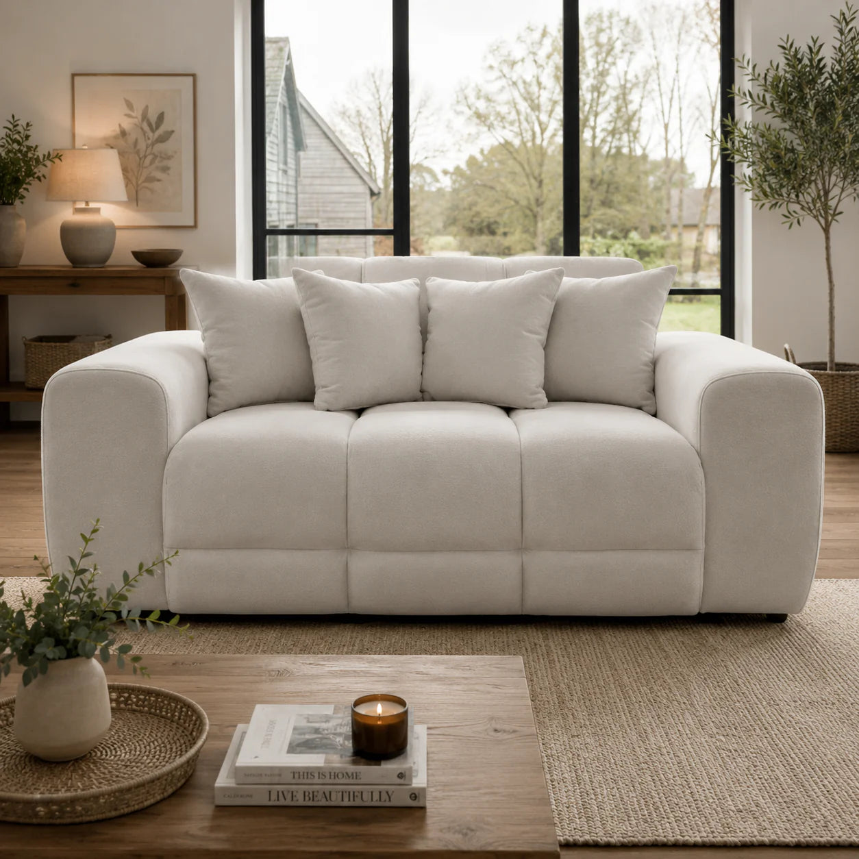 Jacob 2 Seater Sofa - Natural