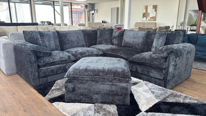 Solaya Corner Sofa - Black