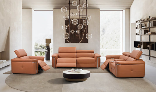 Somerville Electric Recliner 3+2 Seater Sofa - Tan