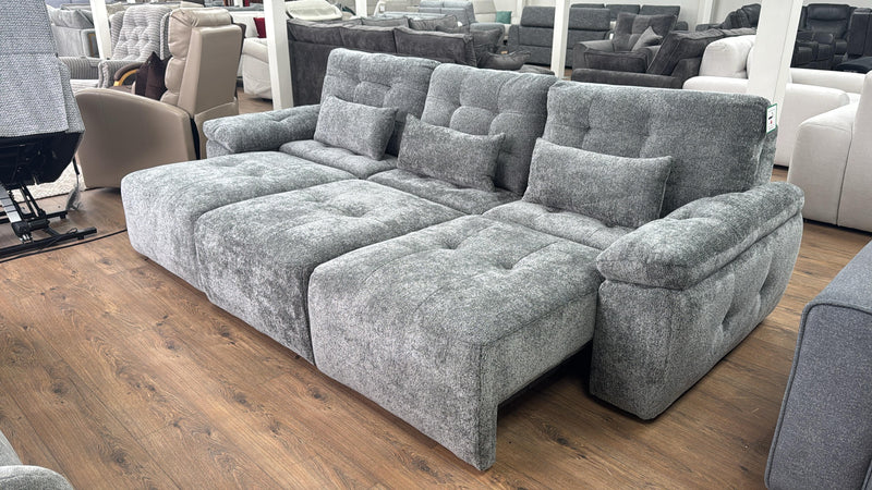 Dallas Electric Sofabed Grey 3 Seater