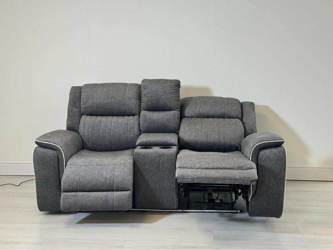 Hannah Electric Recliner 3+2 | Micro Fibre Fabric
