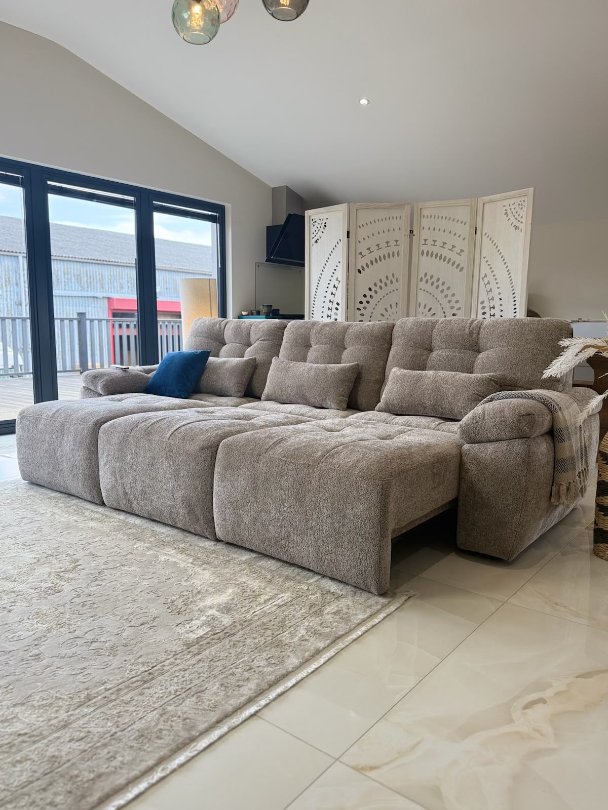 Dallas Electric Sofabed - Beige