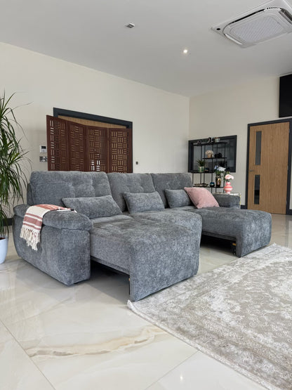 Dallas Electric Sofabed - Grey