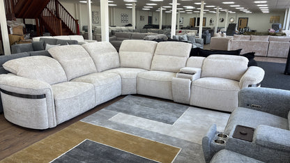 Bicester LED Modular Power Recliner Corner Sofa - Limited Edition
