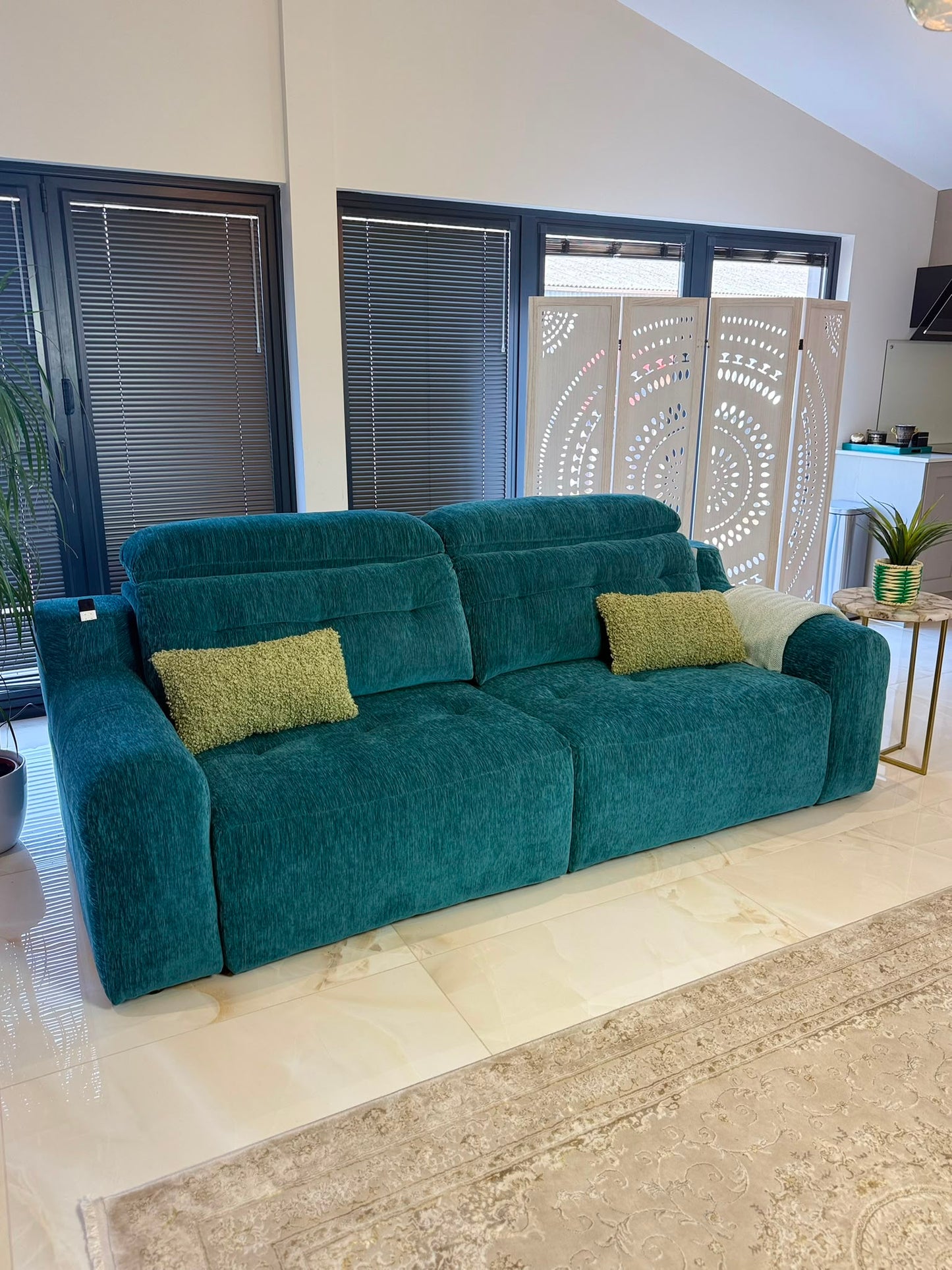 Harrison Electric Sofa Bed - Teal