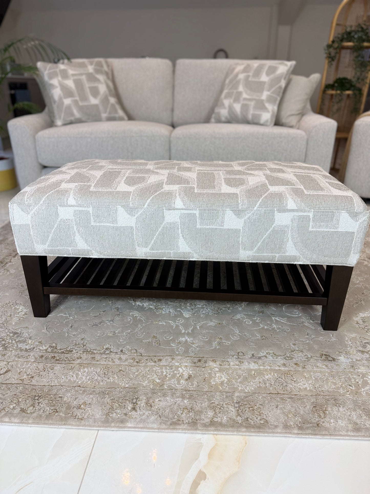 Douglas Sofa Beige Footstool