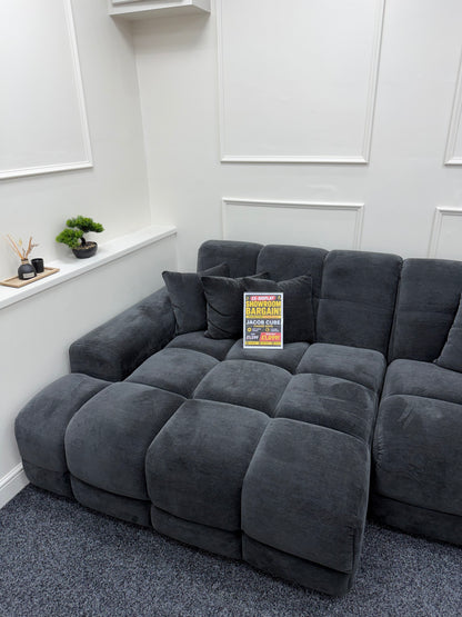 Jacob Sofa Charcoal Left Hand - EX DISPLAY