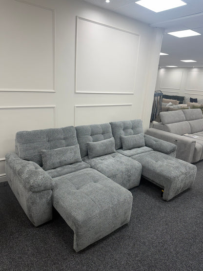Dallas Electric Sofabed Grey 3 Seater