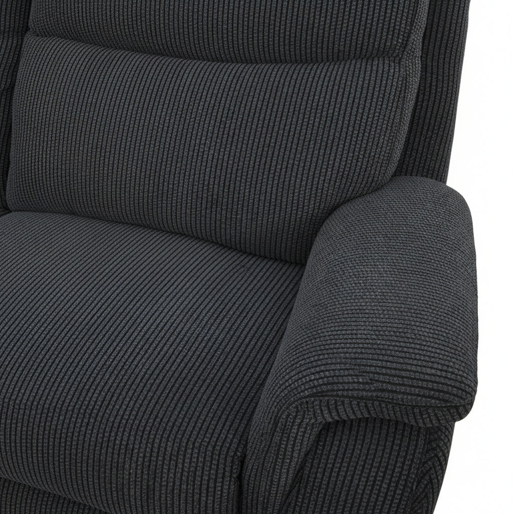 Maverick Black Power Recliner Modular Corner Sofa