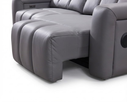 Dallas 3 Seater Power Slider Sofa - Grey