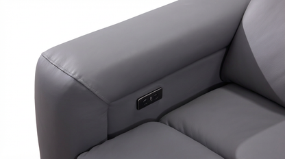 Dallas 3 Seater Power Slider Sofa - Grey