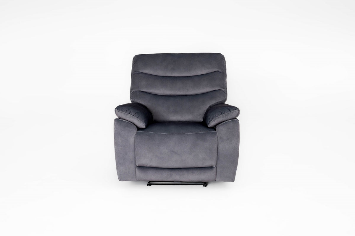 Toledo Grey Power Recliner Armchair