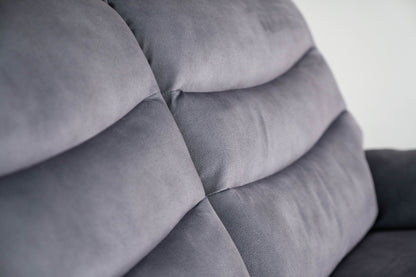 Toledo Grey 2 Seater Power Recliner Sofa