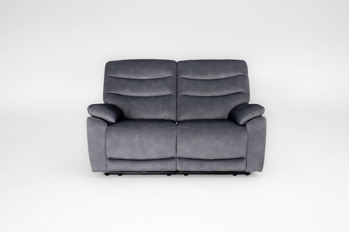 Toledo Grey 2 Seater Power Recliner Sofa